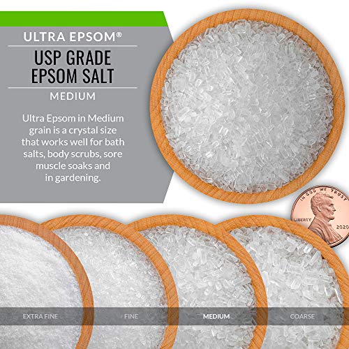 SaltWorks Ultra Epsom Premium Epsom Salt, Extra Fine Grain