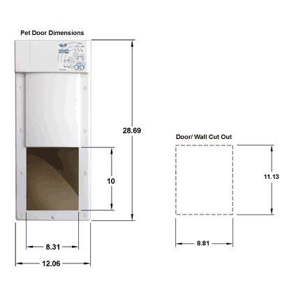 Power Pet Electronic Pet Door - Medium - PX-1