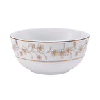 Mikasa Floral Metallic Gold 32 Piece Dinnerware Set, Service For 8, White