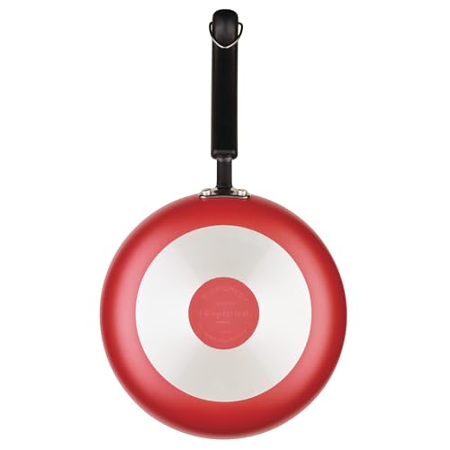 Farberware Disney Bon Voyage Ceramic Nonstick Pots and Pans Set with Baking Sheet/Cookie Pan and Disney Home Kitchen Tools, 8 Piece Non Stick Cookware Set - Red