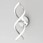 artika DNA 12W LED Modern Wall Sconce Light, Chrome Finish, Ideal for Bathroom, Living Room, Bedroom, Hallway - 850 Lumens, 3500 Kelvin, Made of Aluminum, No Bulb Required