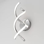 artika DNA 12W LED Modern Wall Sconce Light, Chrome Finish, Ideal for Bathroom, Living Room, Bedroom, Hallway - 850 Lumens, 3500 Kelvin, Made of Aluminum, No Bulb Required