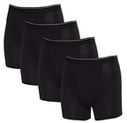 Kirkland Signature Men's Boxer Brief, 4-Pack - Black-Gray Small