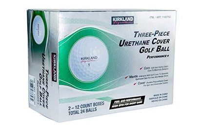 KIRKLAND SIGNATURE 3-piece Urethane Cover Golf Ball, 2-dozen, White