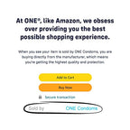 ONE Condoms Mixed Pleasures | Variety Latex Condom Pack 100 Pack