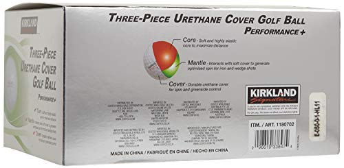 KIRKLAND SIGNATURE 3-piece Urethane Cover Golf Ball, 2-dozen, White