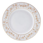 Mikasa Floral Metallic Gold 32 Piece Dinnerware Set, Service For 8, White