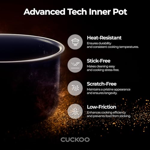 CUCKOO 6-Cup / 1.5 Qt. (Uncooked) Micom Rice Cooker and Warmer, Steamer basket, 11 Operating Modes: White Rice, Brown Rice & More, Nonstick Inner Pot, Made in Korea, Small Rice Cooker, Multi Cooker, CR-0641F