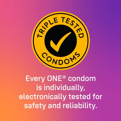 ONE Condoms Mixed Pleasures | Variety Latex Condom Pack 100 Pack