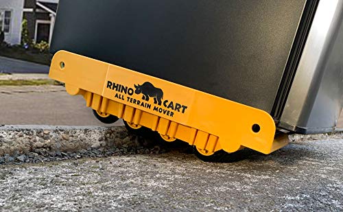 Rhino Cart All Terrain Mover Heavy Duty Appliance Dolly for Building Material Handling & Moving Heavy Furniture with Ease - Expands up to 46” with a 2,000lb Load Rating - Made in USA