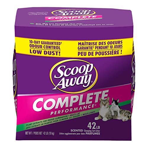 Scoop Away Complete Performance, Scented Cat Litter, 42 Pounds