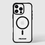 Pelican Ranger iPhone 16 Pro Max Case [Compatible with MagSafe] Rugged Magnetic Phone Case with 12ft Military-Grade Drop Protection - Heavy Duty Phone Cover for iPhone 16 Pro Max - Frosted Clear