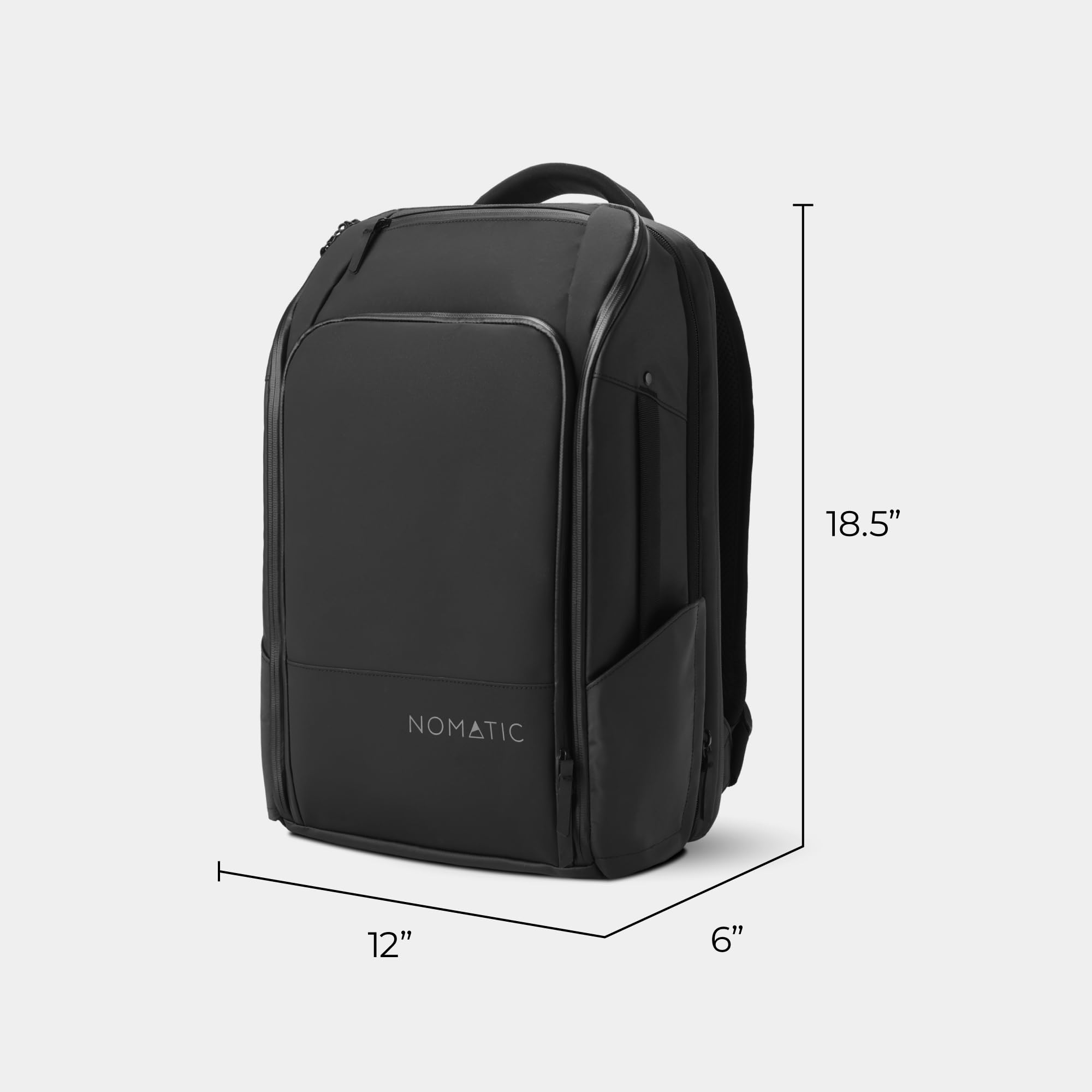 NOMATIC 20L Travel Pack - Mens Travel Backpack - Expandable to 30L - Water Resistant Daypack - TSA-Ready - Lightweight Business Traveling Backpack for Men - 16" Laptop Compartment