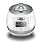 CUCKOO CRP-BHSS0609F | 6-Cup (Uncooked) Induction Heating Pressure Rice Cooker | 16 Menu Options, Stainless Steel Inner Pot, Made in Korea | White