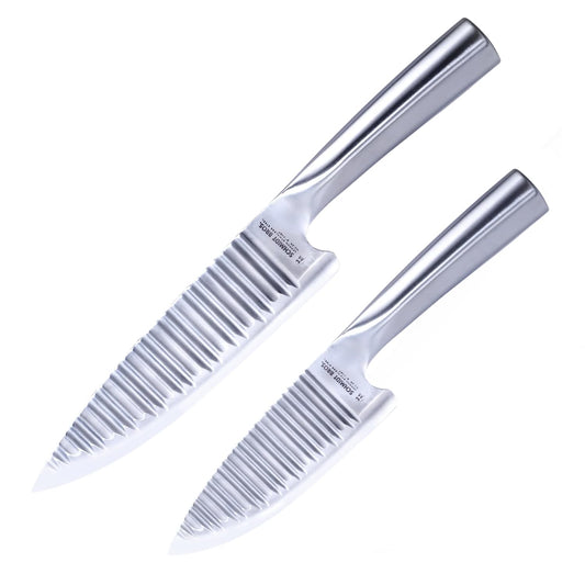 Schmidt Bros. Evolution 3- Piece Knife Set, High-Carbon German Stainless Steel Cutlery in a Wood Gift Box