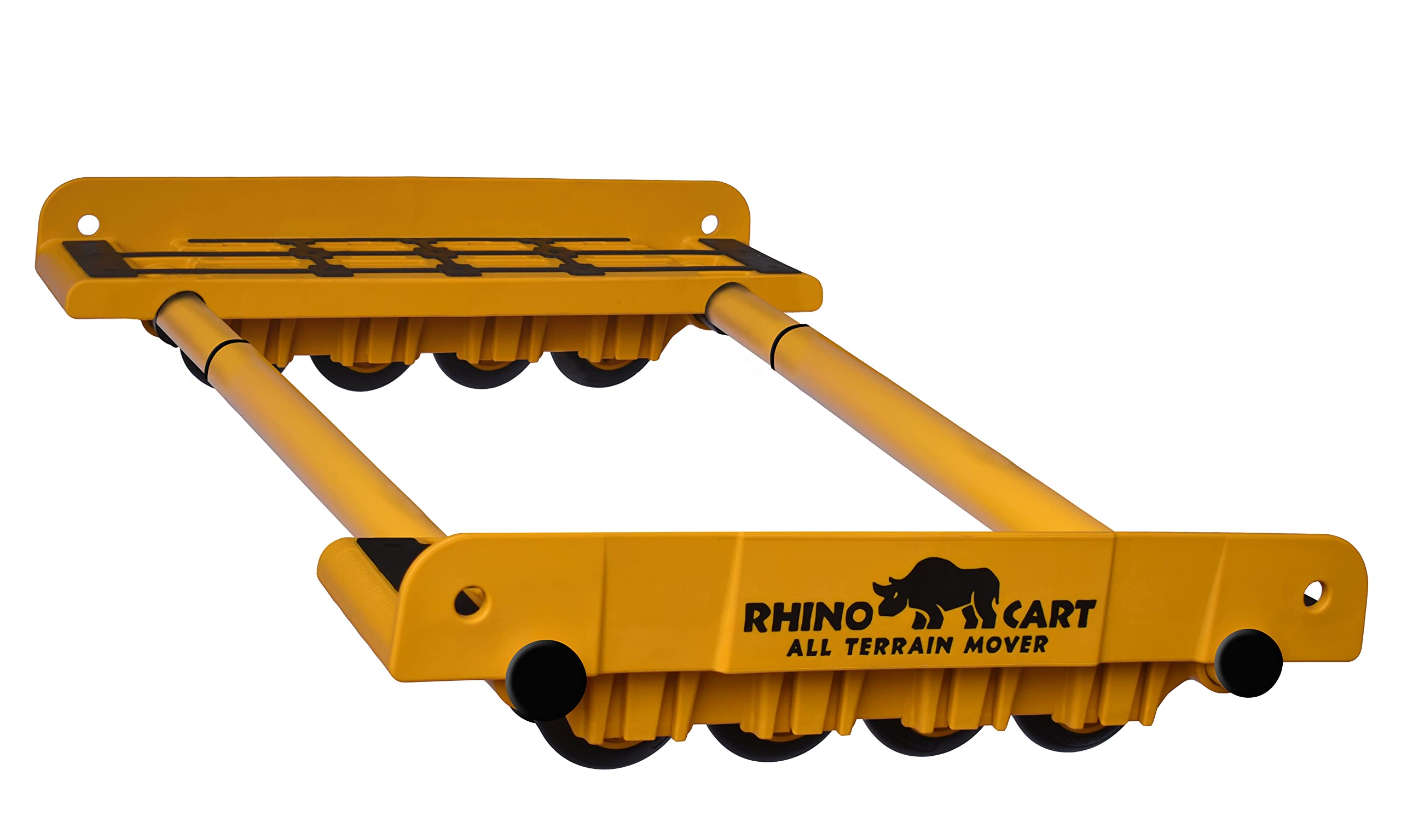 Rhino Cart All Terrain Mover Heavy Duty Appliance Dolly for Building Material Handling & Moving Heavy Furniture with Ease - Expands up to 46” with a 2,000lb Load Rating - Made in USA