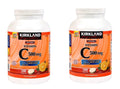 Kirkland Vitamin C (500 mg), Tangy Orange, Chewable Tablets, 500 Count (Pack of 2)