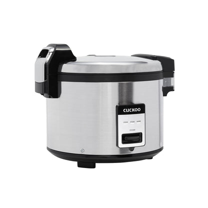 CUCKOO CR-3032 30-Cup (Cooked) / 60-Cup (Cooked) Large Capacity Commercial Rice Cooker & Warmer with Nonstick Inner Pot, Switch Press (Silver/Black)