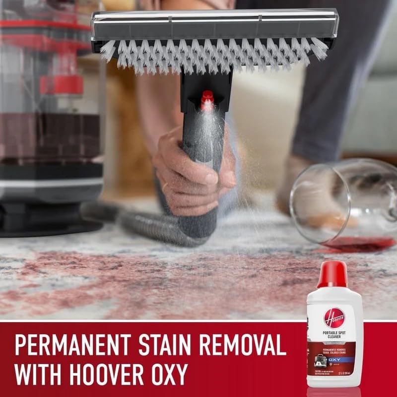 Hoover CleanSlate XL Deep Cleaning Carpet + Upholstery Spot Cleaner Machine with Specialized Tools, Permanent Stain Remover, Pair with Hoover Portable Spot Cleaner Solution