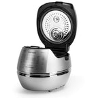 CUCKOO CRP-CHSS1009FN Induction Heating Pressure Rice Cooker, 10 cups, Metallic
