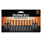 DURACELL Duralock AA 1.5 Volt Alkaline Battery Pack to Charge Items for Exclusive Power in Remotes and Controllers, (5 Packs of 20 Batteries Each)