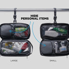 NOMATIC Toiletry Bag for Travel - Great for Travel Size Toiletries - Travel Essentials Wash Bag - Travel Makeup Bag, (Black), Large V2