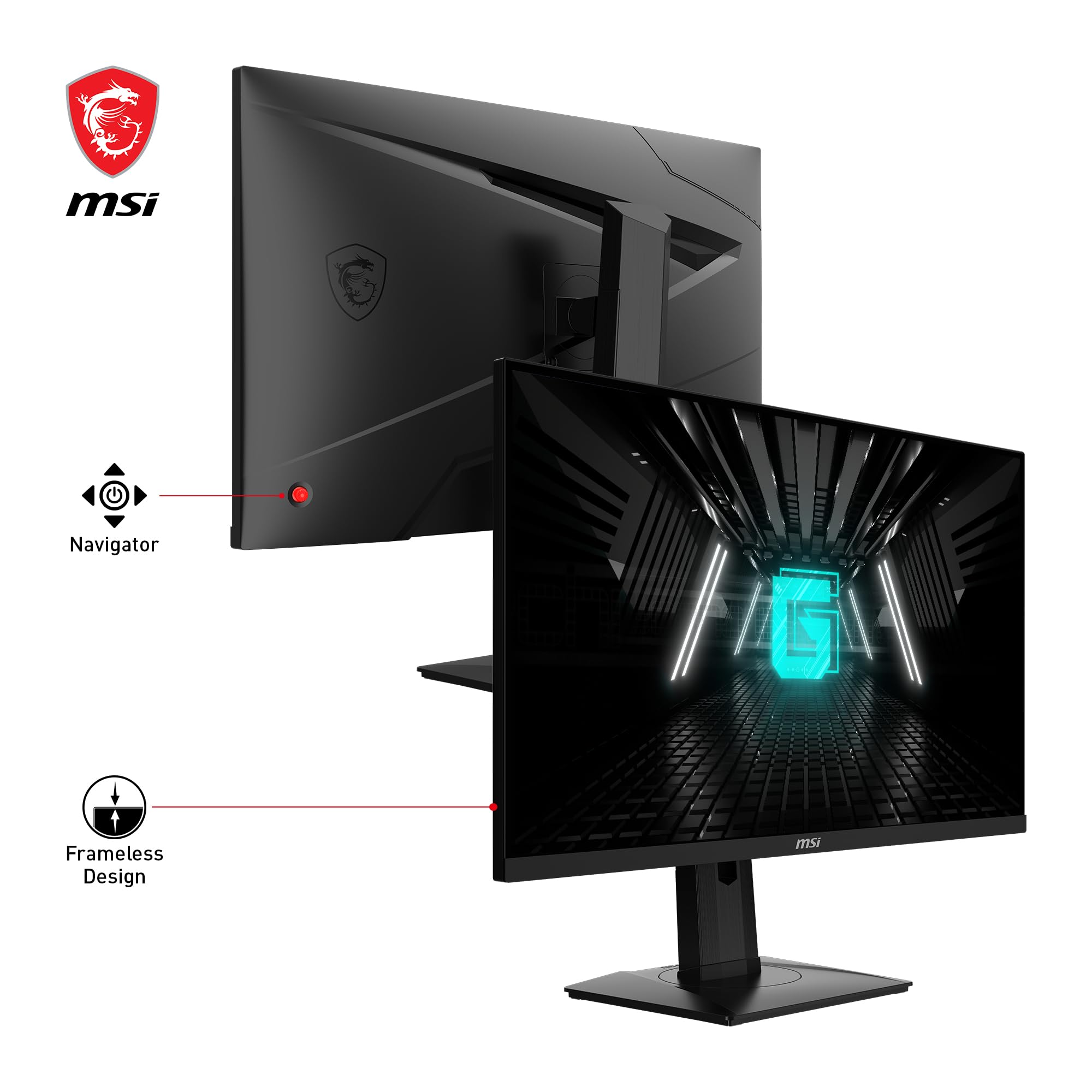 msi G274QPF-QD, 27" Gaming Monitor, 2560 x 1440(QHD), IPS, 170Hz, FreeSync Premium, HDR400, HDMI, Displayport, USB C, Tilt