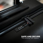 NOMATIC Carry-On Classic Luggage Perfect for 3-5 Day Trips, Hard Case Luggage for Men and Women