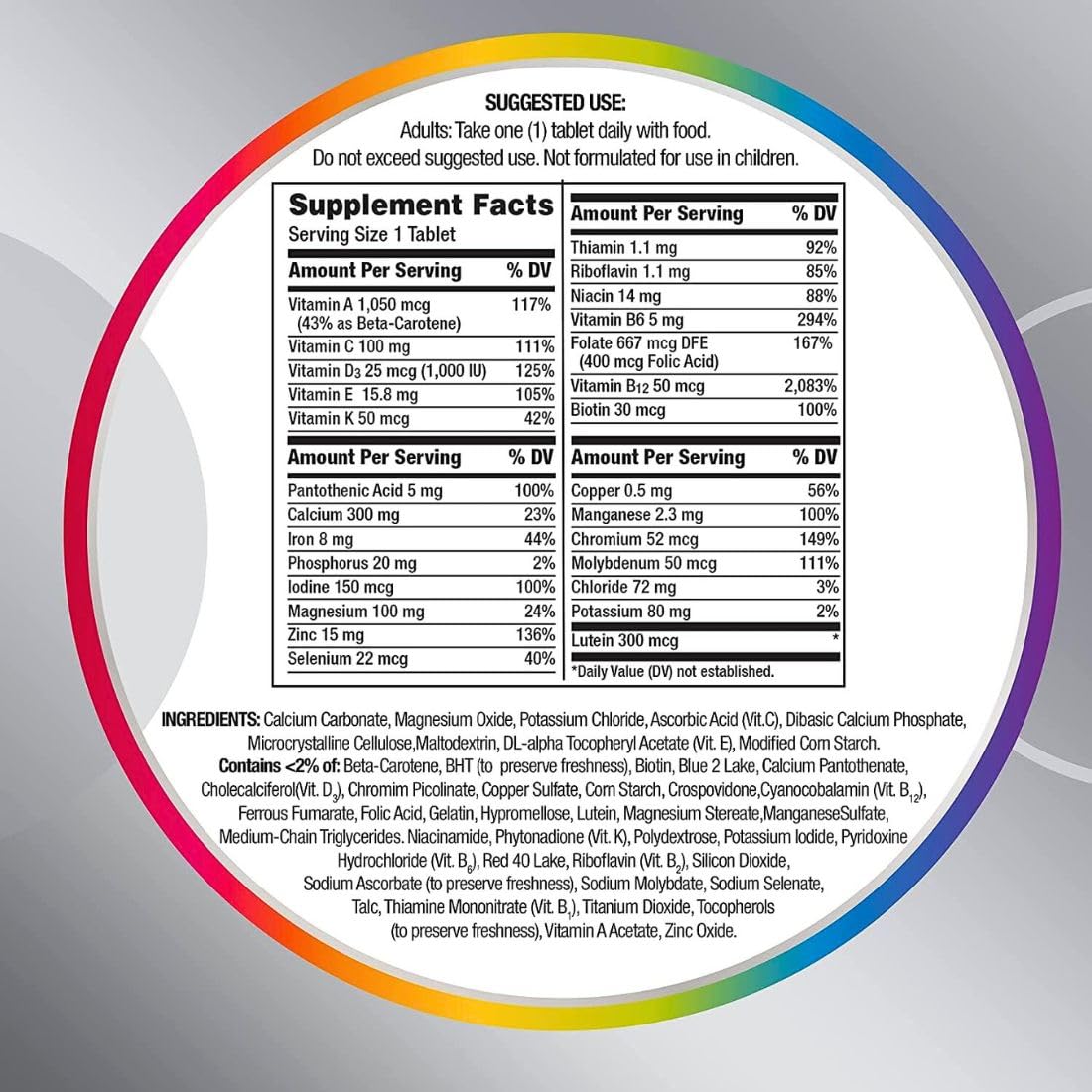 Centrum Silver Women 50+ Multivitamin Multimineral 275 Tabs