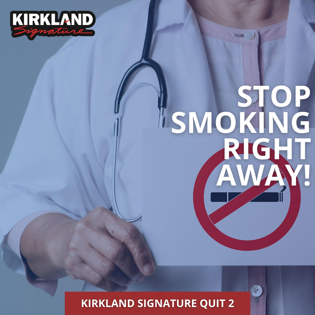 KIRKLAND Signature Quit 2 Nicotine Polacrilex Lozenges, Cherry Flavor, 270 Count