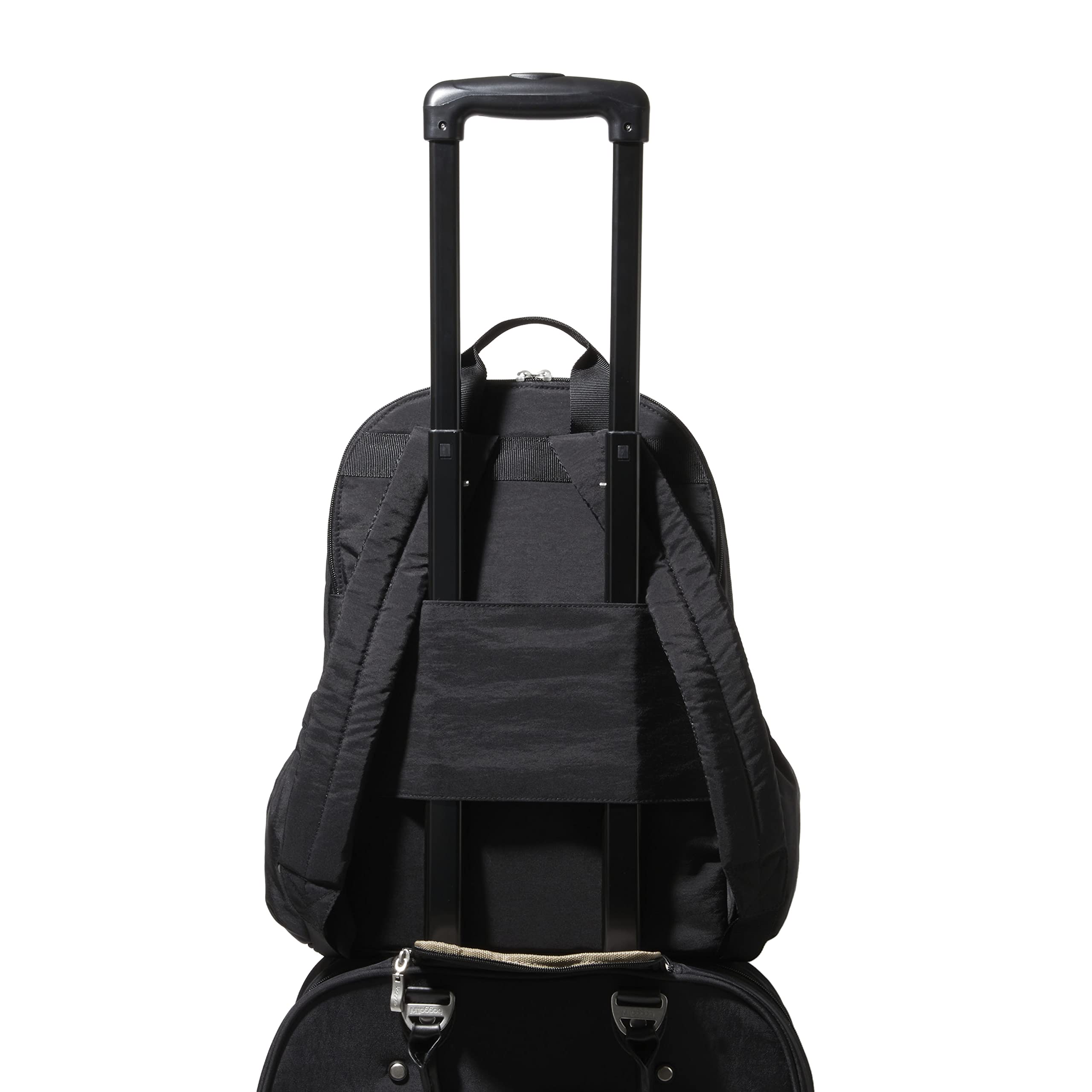 Baggallini On the Go Laptop Backpack - 16x12 Inch Travel Backpack with 16 Inch Laptop Sleeve - Lightweight Luggage Backpack