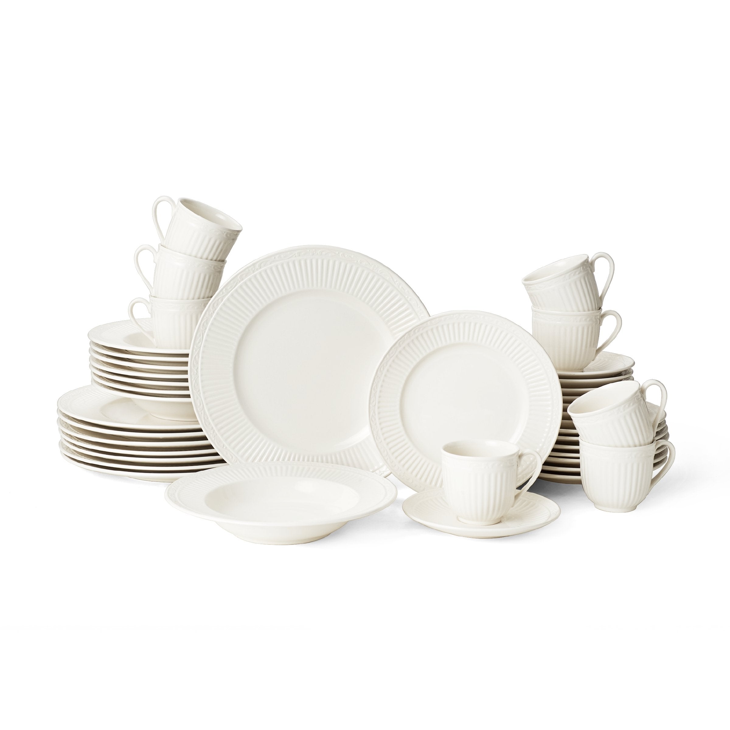 Mikasa Italian Countryside 40-Piece Dinnerware Set, Service for 8