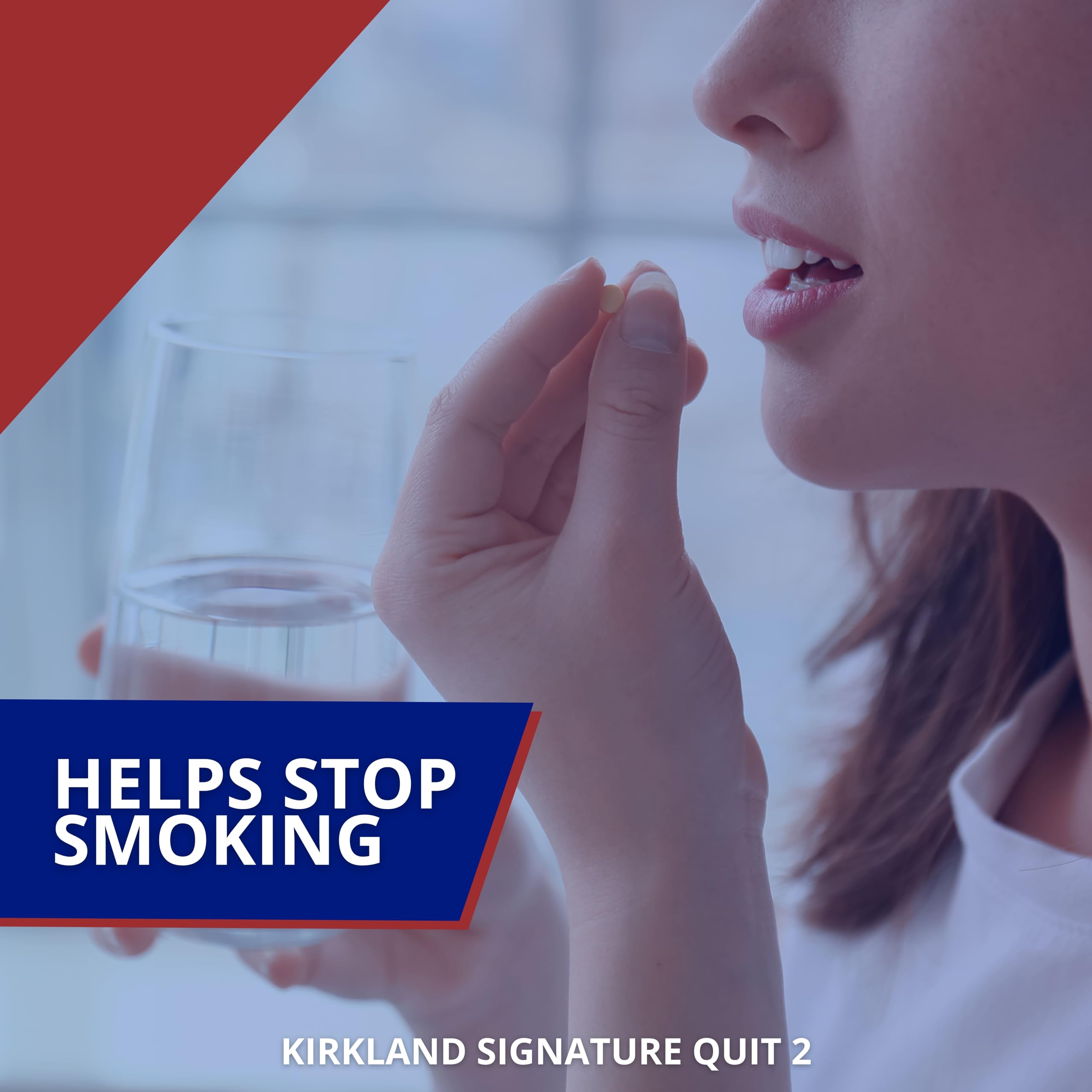 KIRKLAND Signature Quit 2 Nicotine Polacrilex Lozenges, Cherry Flavor, 270 Count