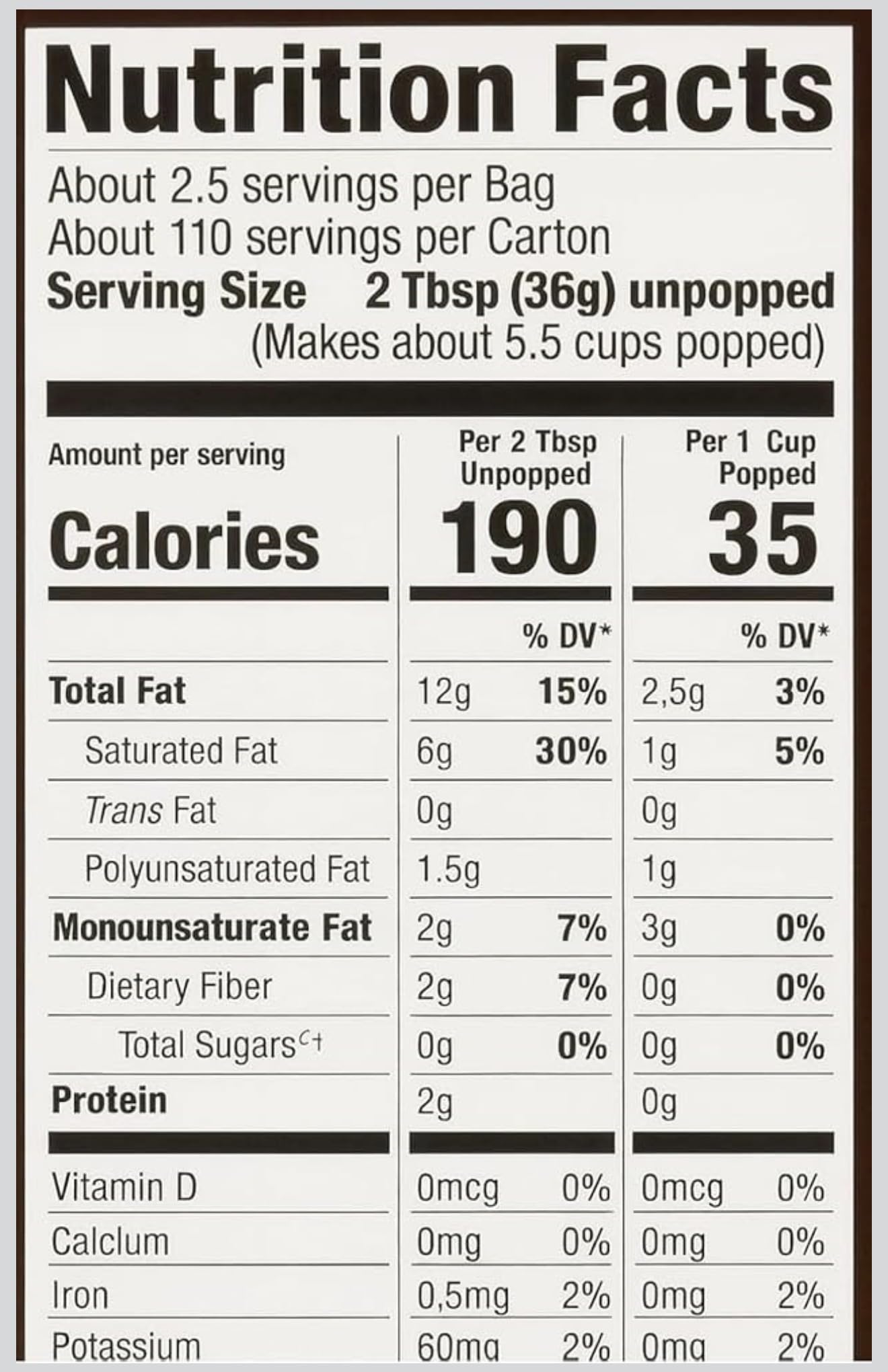 Microwave Popcorn - Kirkland, 44-Count (3.3 oz Bags) – Movie Theater Butter, Whole Grain, Kosher, Gluten-Free, Made in the USA