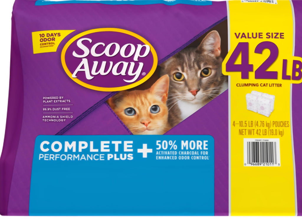 Scoop Away Complete Performance Plus, Clumping Cat Litter, Fresh Scent, 42 Pound