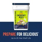 Augason Farms 30 Day Emergency Food Supply bucket with 194 servings and 25-year shelf life.