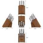 Cangshan Sanford Series 1027051 German Steel 17-Piece Knife Block Set