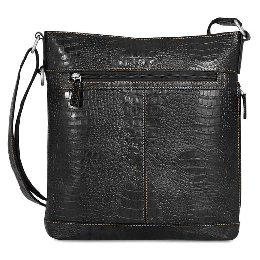 Jack Georges Hornback Croco Crossbody Bag #HB312