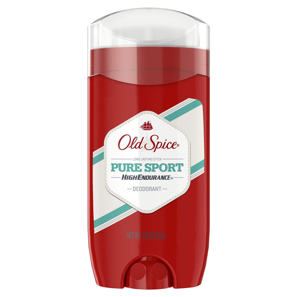 Old Spice Deodorant for Men Pure Sport Scent High Endurance 3 Ounce (Pack of 5)