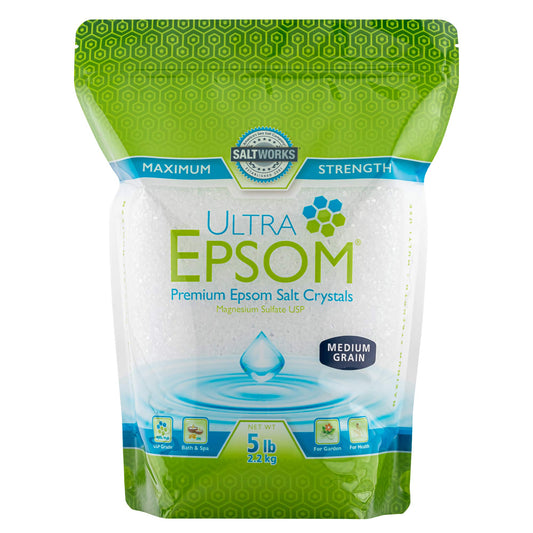 SaltWorks Ultra Epsom Bath Salt