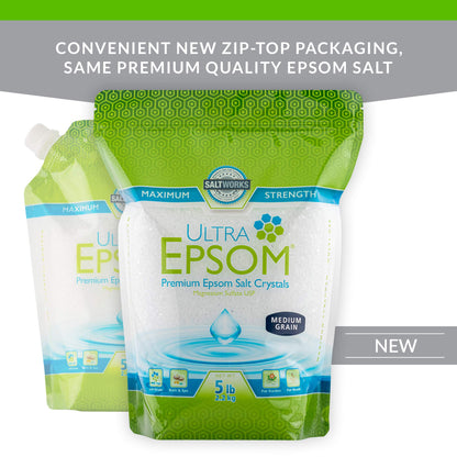 SaltWorks Ultra Epsom Bath Salt