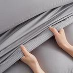 King Grey Gray 680 Thread Count Kirkland Sheet Set 6 Piece Deep Pockets