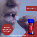 KIRKLAND Signature Quit 2 Nicotine Polacrilex Lozenges, Cherry Flavor, 270 Count
