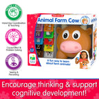 The Learning Journey: Learn with Me – Animal Farm – Teaching Toddler Educational Playset - Counting and Sorting - Preschool Learning Toys & Gifts for Boys & Girls Ages 2-5 Years