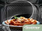 Panasonic Compact Microwave Oven with 1100 Watts of Cooking Power, Sensor Cooking, Quick 30sec and Popcorn Button, 1.3 cft