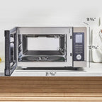 Panasonic Compact Microwave Oven with 1100 Watts of Cooking Power, Sensor Cooking, Quick 30sec and Popcorn Button, 1.3 cft