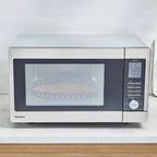 Panasonic Compact Microwave Oven with 1100 Watts of Cooking Power, Sensor Cooking, Quick 30sec and Popcorn Button, 1.3 cft