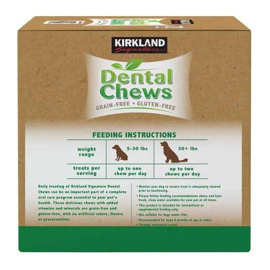 Kirkland Signature Dental Chews, 72-count
