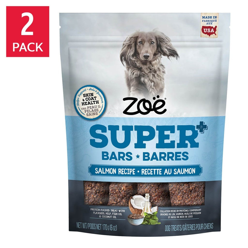 Zoe Super Bars Salmon Recipe 2/2lb Bags